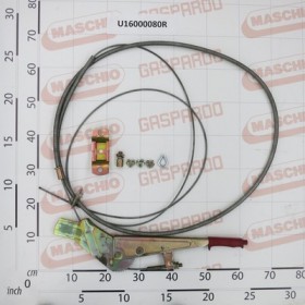 BRAKE LEVER + CABLE SHEAT 204