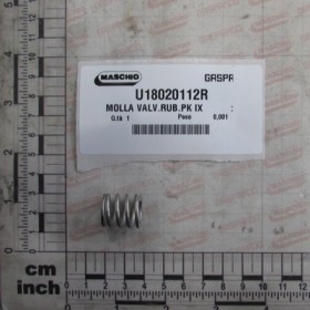 SPRING  VALVE .RUB.PK IX