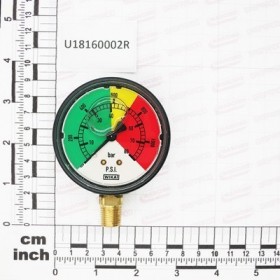 PRESSURE GAUGE D.63 0-80