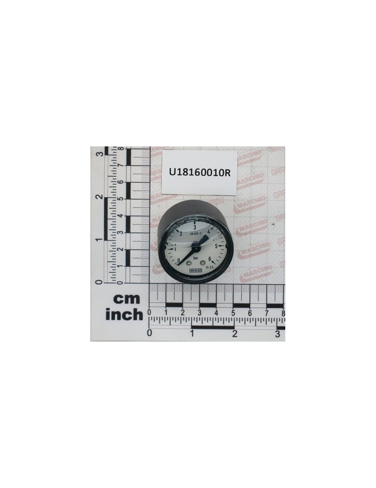 GAUGE D.40 0-6 BAR G1/8M