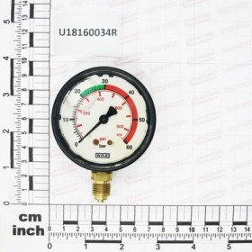MANOMETER ABS 30BAR ATTACCO R