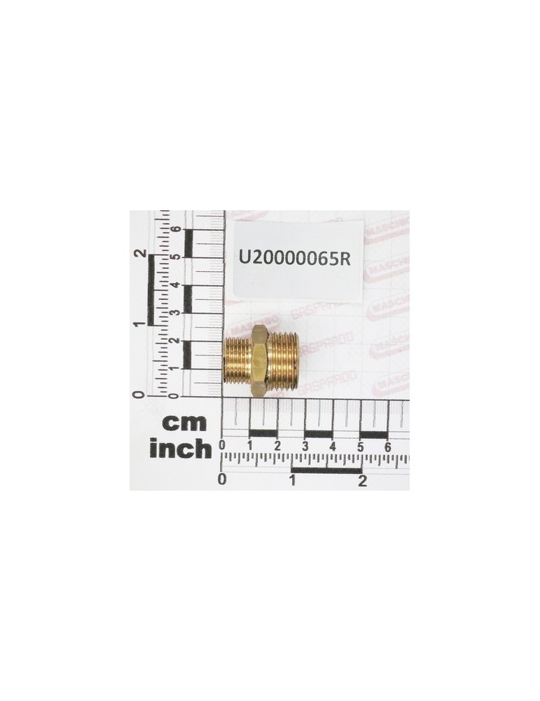 NIPPLE G1/2\"M-3/8\"M CH22 OTT