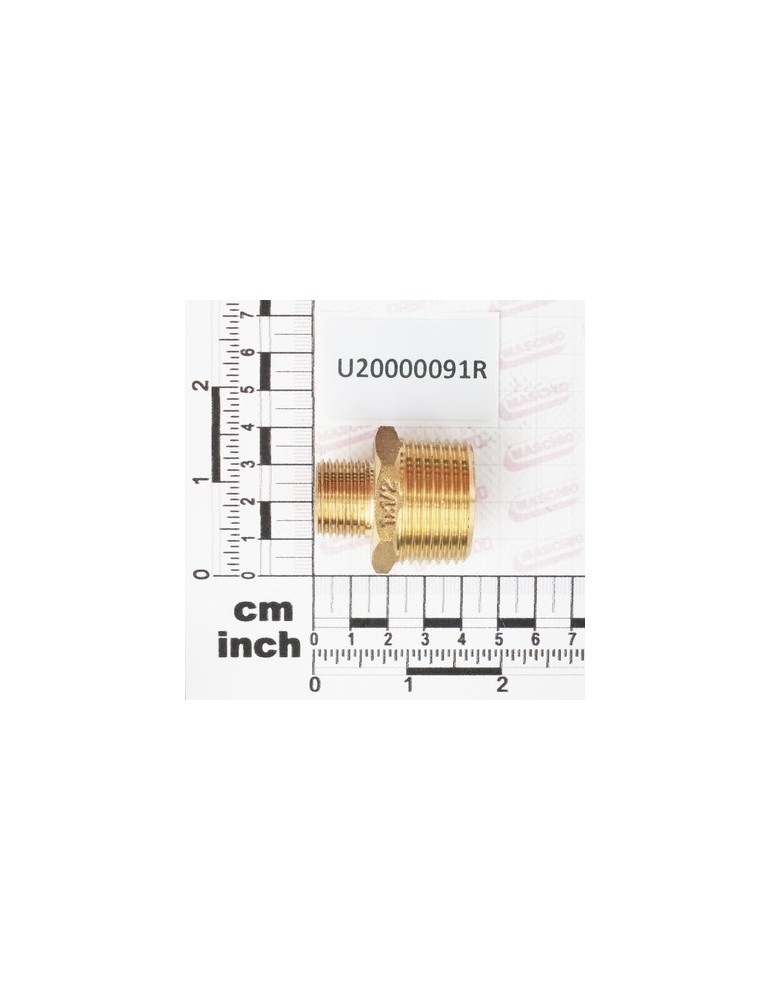 NIPPLE 1\"-1/2\" M-M GAS OTT.