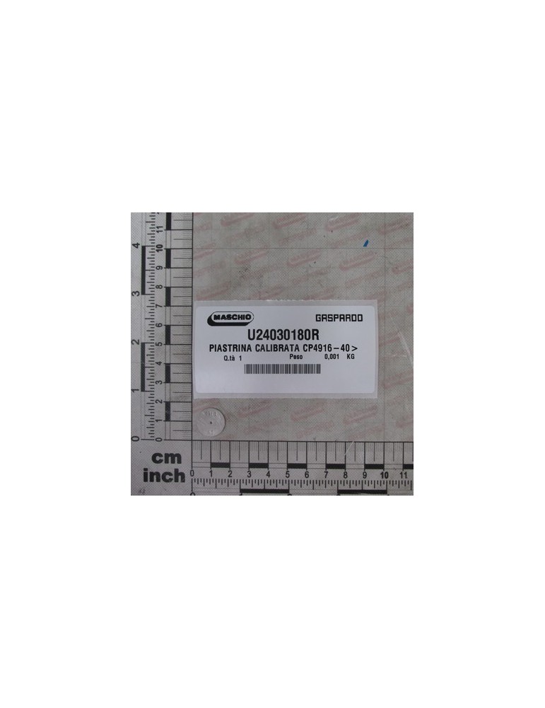 CALIBRATED PLATE CP4916-40