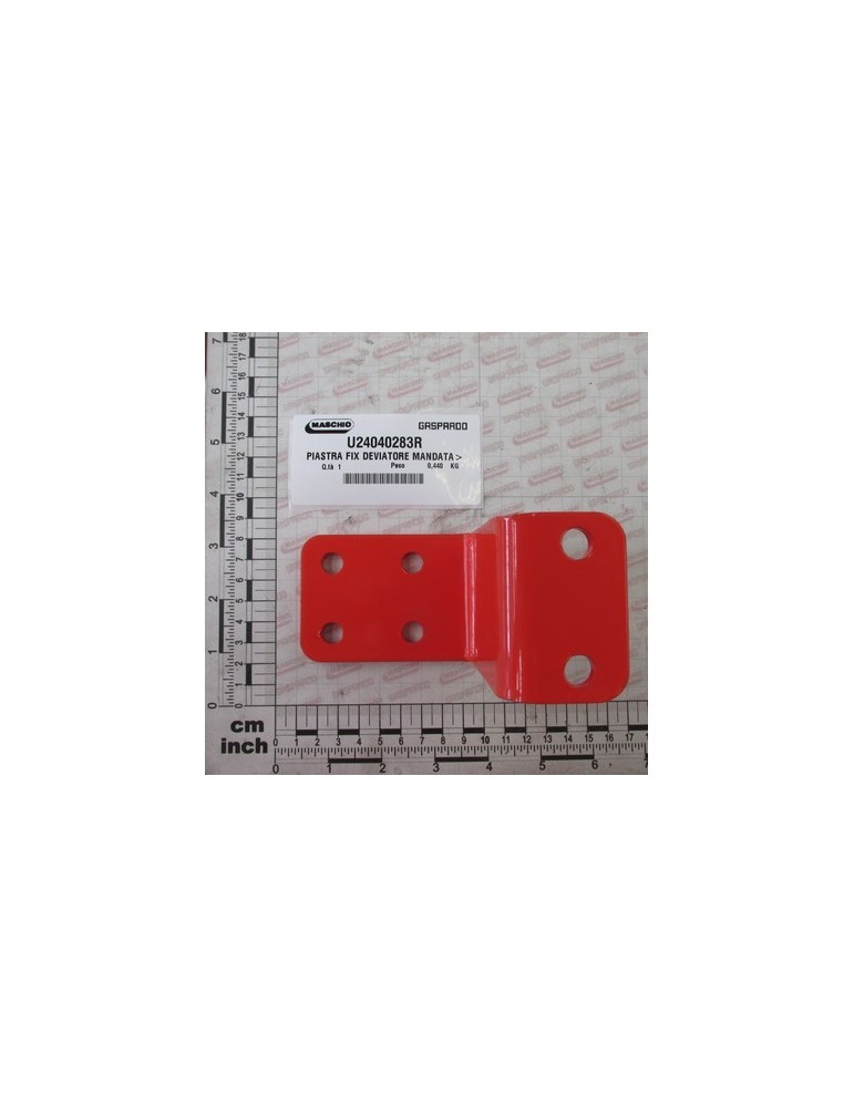 PLATE FIX FLOW SWITCH