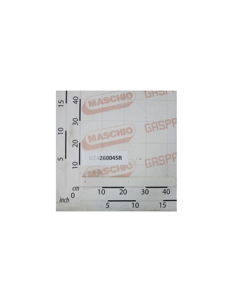 RUNNER  NYLON 430X40X10 APP.SH