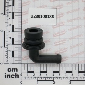 HOSE FITT. 13MM CURVED NRG