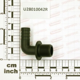 CURVED CONNECT.D15 G1/2\" MALE