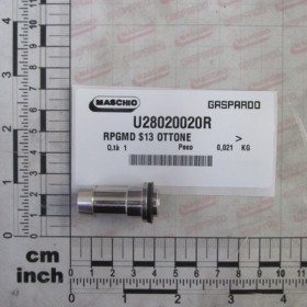 MALE STRAIG.HOSE FITT D13 BRAS