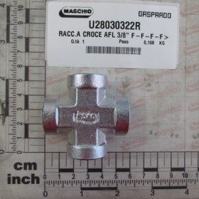 FITT.CROSS AFL 3/8\" F-F-F-F