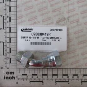 CURVE 45Â° Â½\"M-Â½\" FG QMF508080