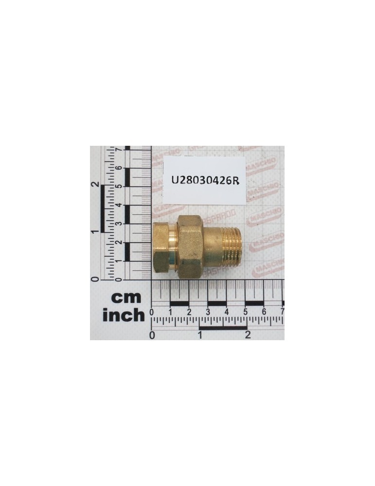FITT 3 PIECES M/F 1/2\" BRASS