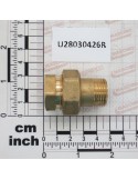 FITT 3 PIECES M/F 1/2\" BRASS
