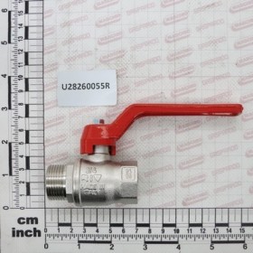 SPHERICAL COCK 3/4\" M-F LAT.LI