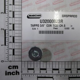 CAP   3/8\" WITH  TCEI CH.6