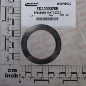 SPACER 49X71.7X0.2