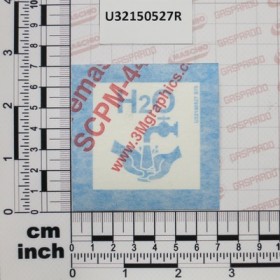 STICKER \"LAVAMANI\" PVC