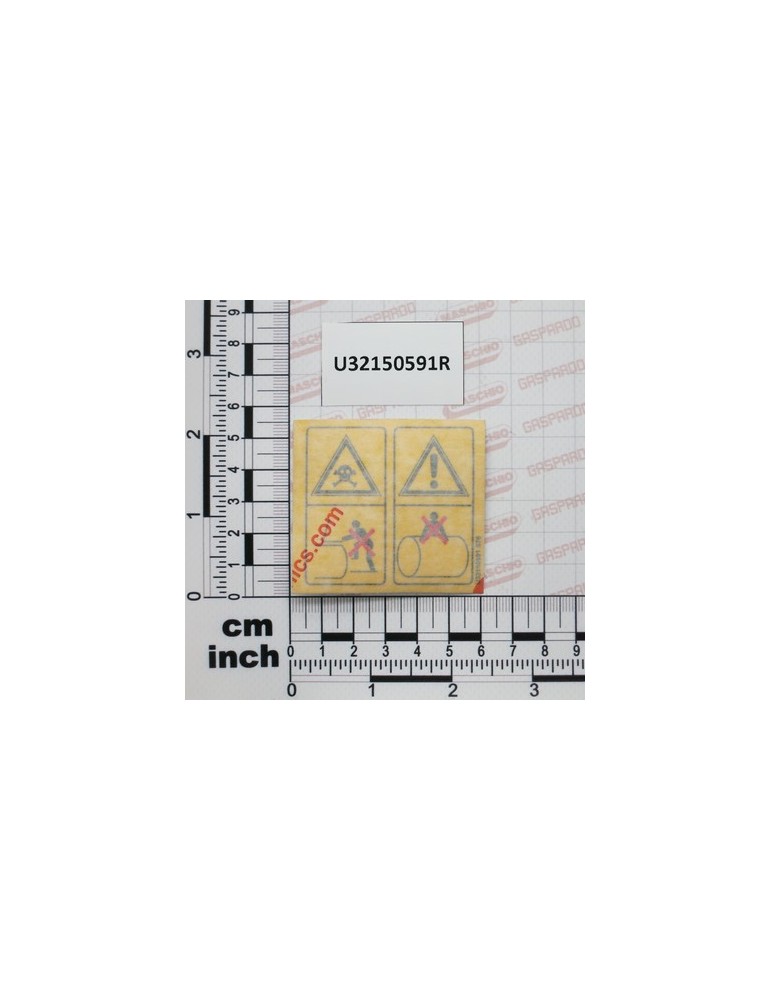 STICKER \"NON ENTRARE IN CIST.\"
