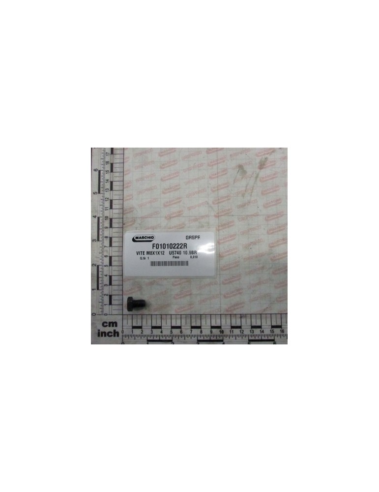SCREW M8X1X12