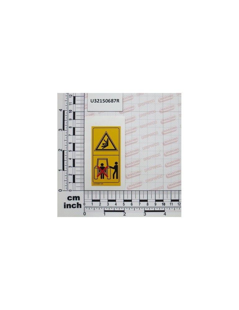 STICKER \"NON SOSTARE MACC.E TR