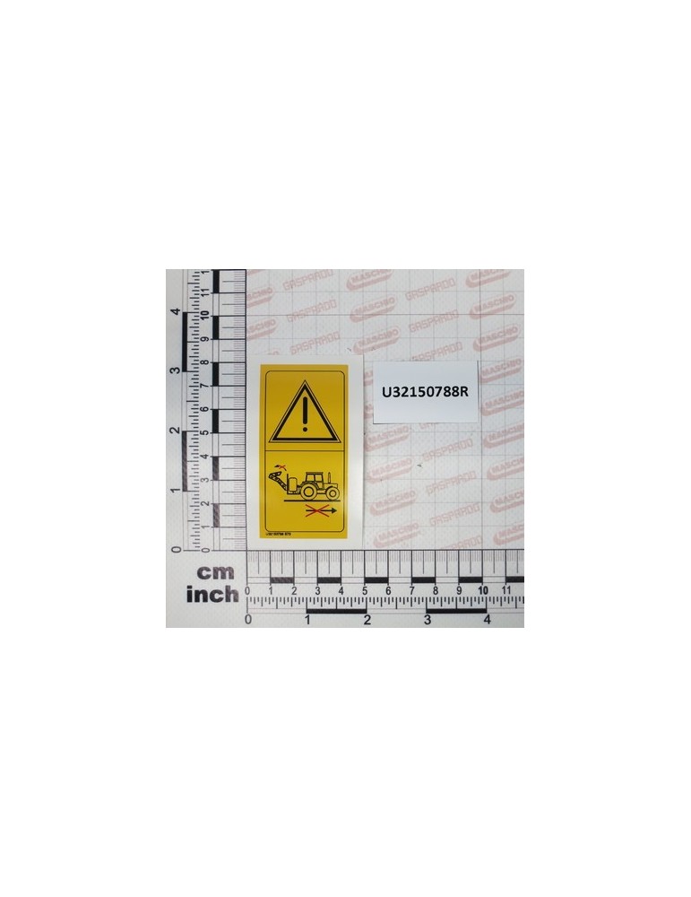 STICKER \"AP.BARRA A MACCHINA F