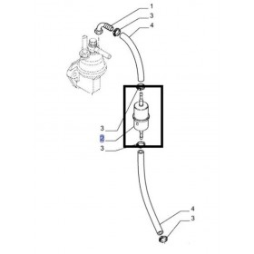 Filtru Combustibil 87329736