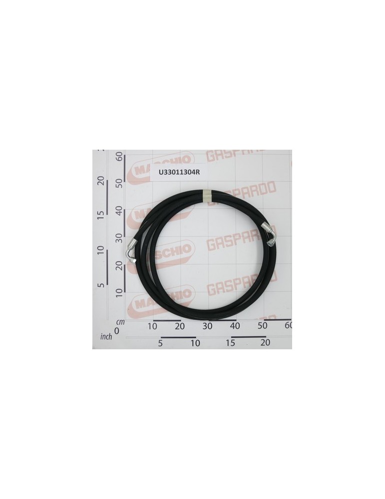 HYDR TUBE  3/8 MT4,70 F90Â°-F90
