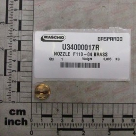 NOZZLE  F110-04 BRASS