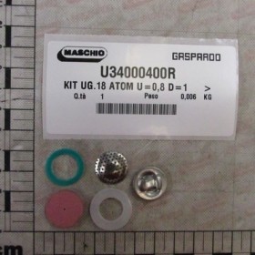 KIT NUZ.18ATOM HOLE $0,8 DIF$