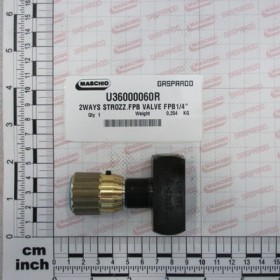 2WAYS STROZZ.FPB VALVE FPB1/4\"
