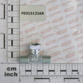 UNION T M-M-F 1/4\' ZN
