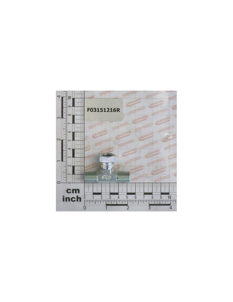 UNION T M-M-F 1/4\' ZN