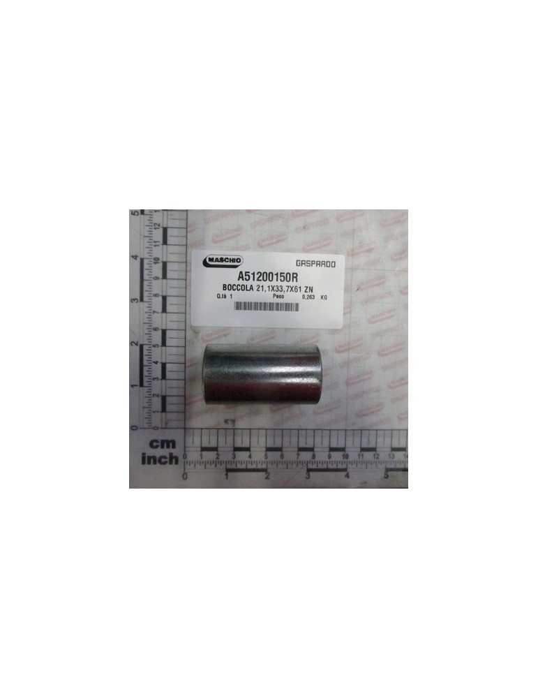 GALV.BUSHING 21,1X33,7X61