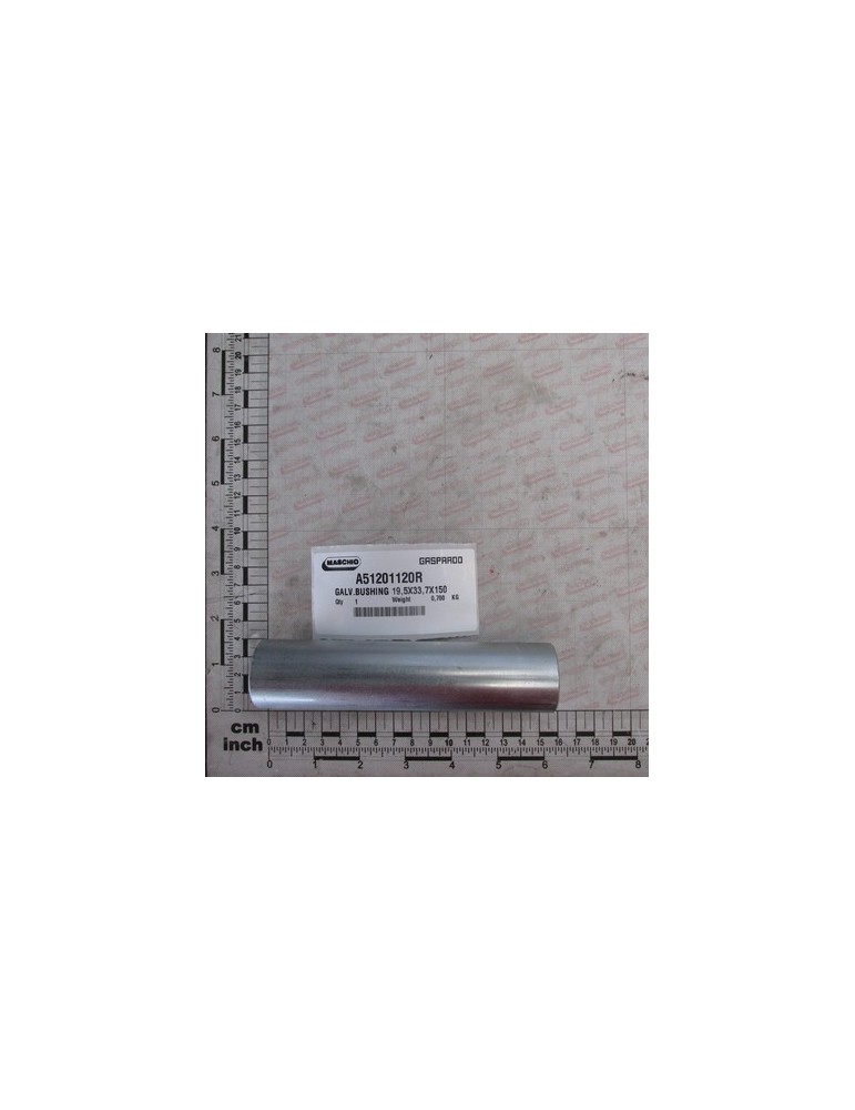 GALV.BUSHING 19,5X33,7X150