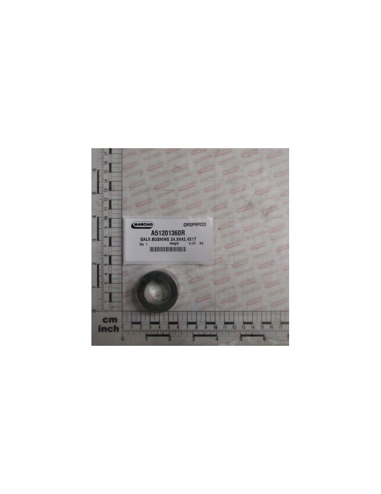 GALV.BUSHING 24,8X42,4X17
