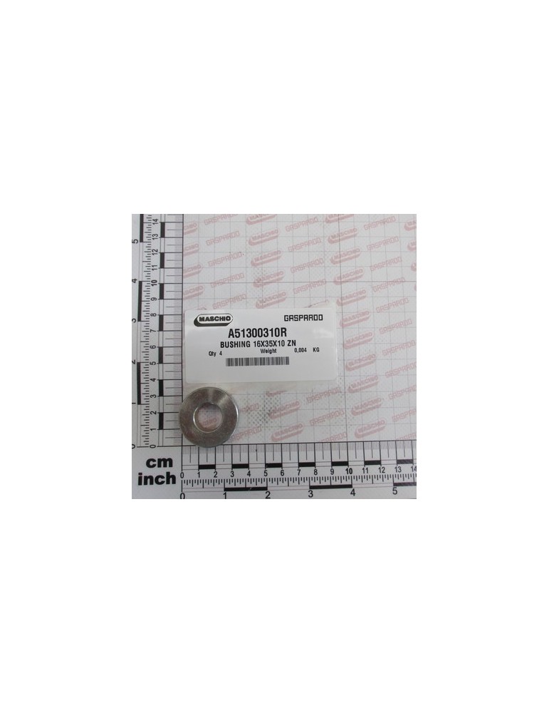 GALV.BUSHING 16X35X10
