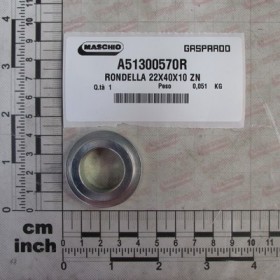 GALV.WASHER 22X40X10