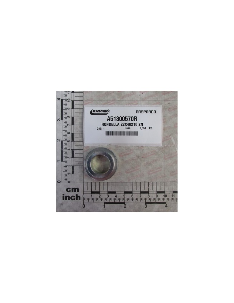 GALV.WASHER 22X40X10