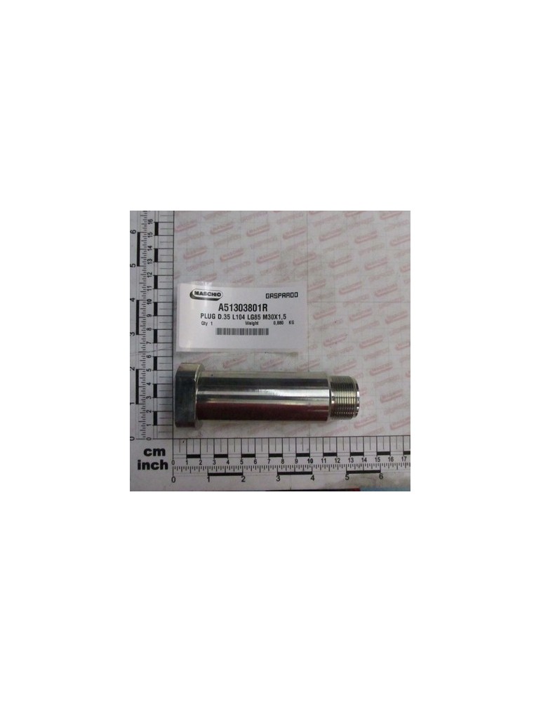 PLUG D.35 L104 LG85 M30X1,5
