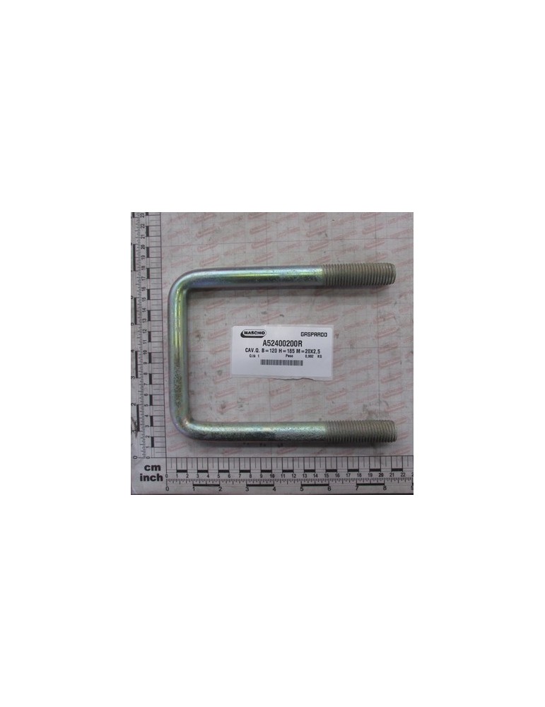 CAV.Q. B-120 H-185 M-20X2,5 L