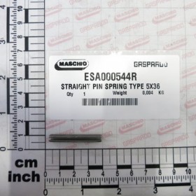 STRAIGHT PIN SPRING TYPE 5X36