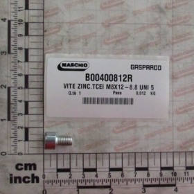 SCROW ZINC.TCEI M8X12-8.8 UNI
