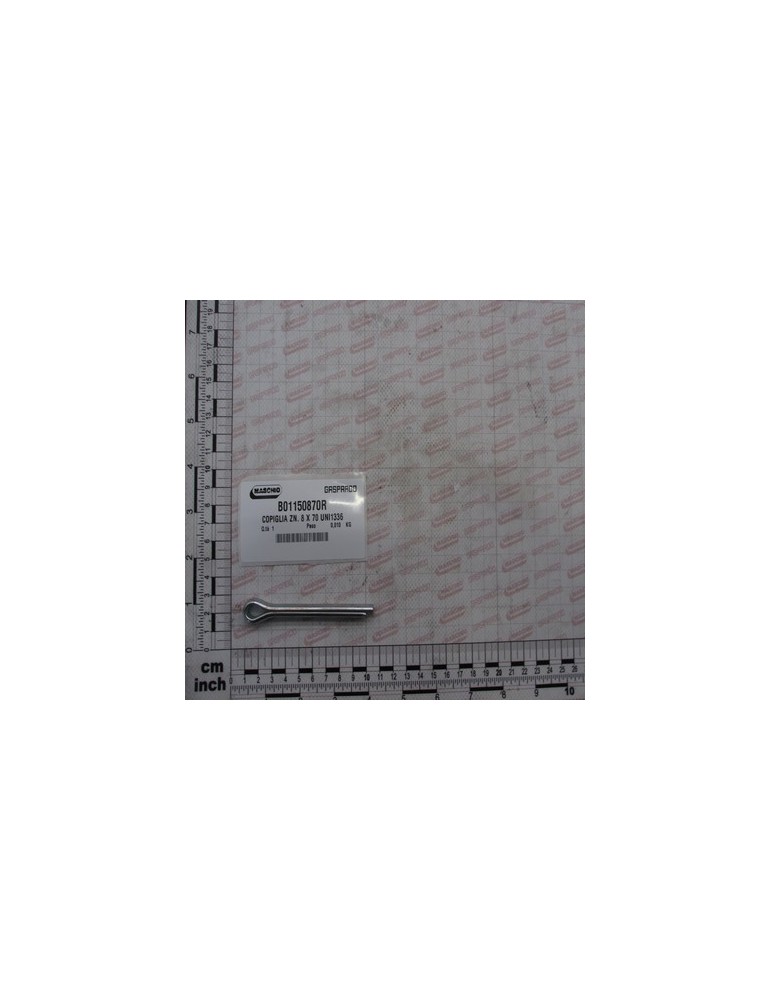 GALVANIZED SPLIT PIN 8X70