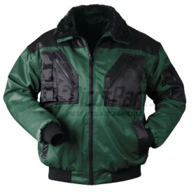 Jacheta pilot verde padure / neagra, marimea S