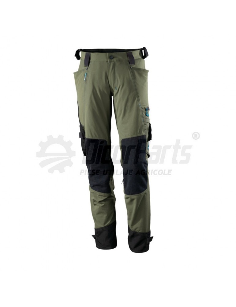 Pantaloni cu buzunare la genunchi