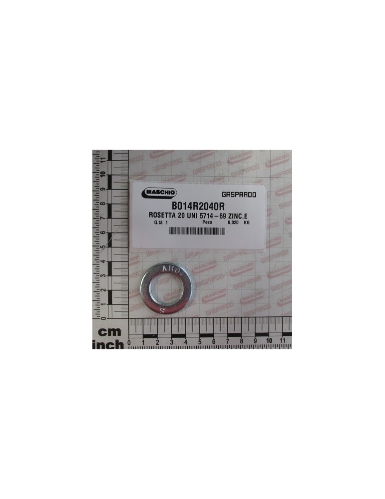 WASHER 20 UNI 5714-69 ZINC.E