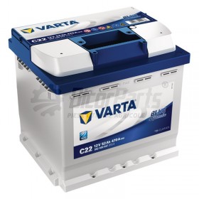 Varta 12V 52Ah umpluta