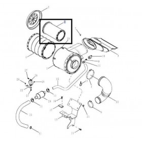 New Holland Filtru Aer Motor 87408705 84476647