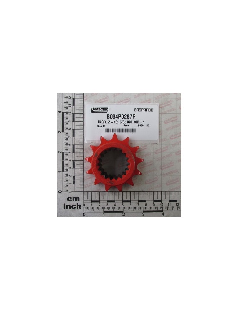 GEAR Z-13; 5/8; ISO 10B-1