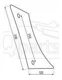Wearing part - Moulboard - Front part PK300103BP UN350 